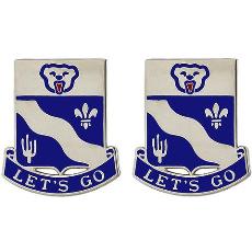153rd Infantry Regiment Unit Crest (Let's Go)